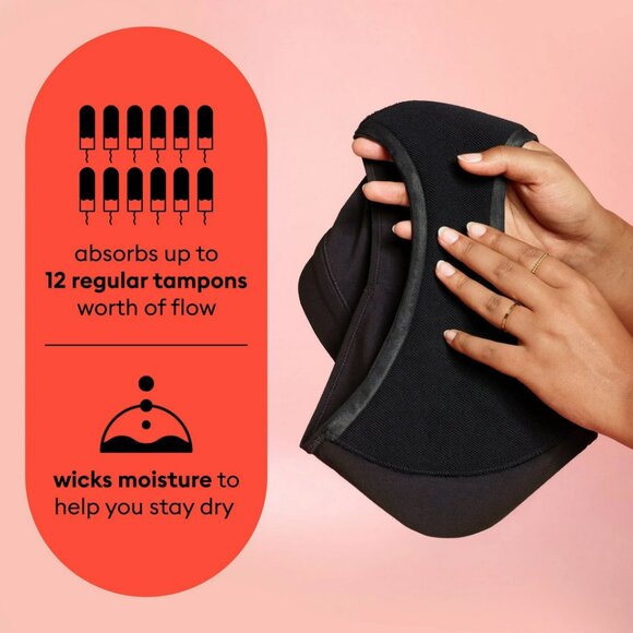 NEW!ORGANIC COTTON Thinx for All Period Better size LARGE - Picture 7 of 11